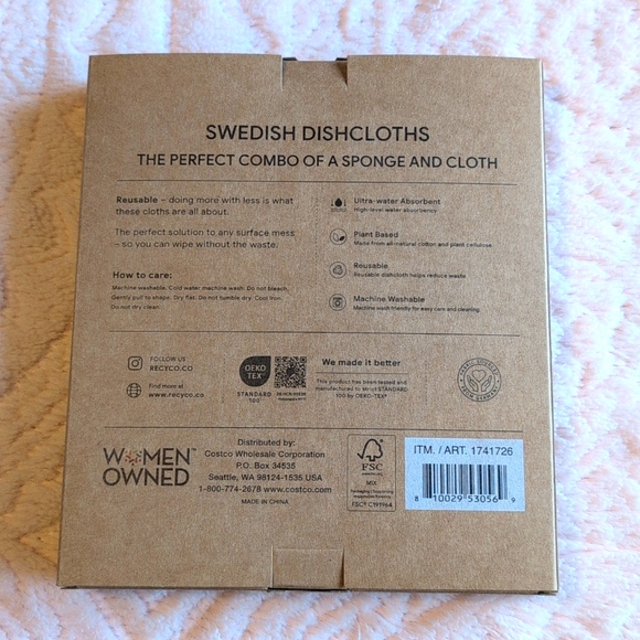 BNIB 12 Pack of Swedish Dishcloths - Picture 2 of 3